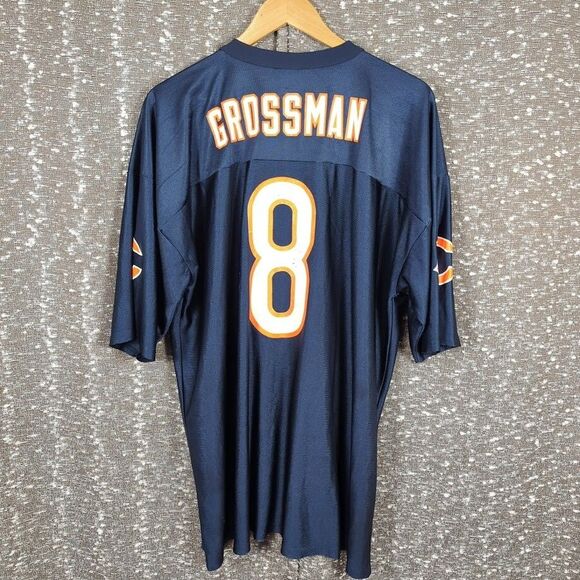 Vintage Chicago Bears Jersey Rex‎ Grossman #8 NFL Players Size 2XL - Picture 7 of 11